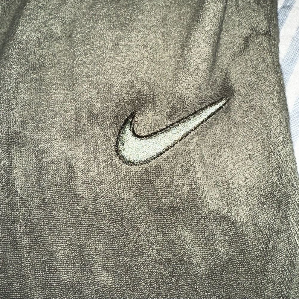 NIKE WOMEN'S SPORTSWEAR HIGH-WAISTED WIDE-LEG TERRY PANTS‎ 1X OLIVE GREEN - Picture 6 of 11
